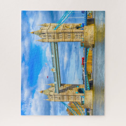 Kerstvader. Legpuzzel (Verticaal)