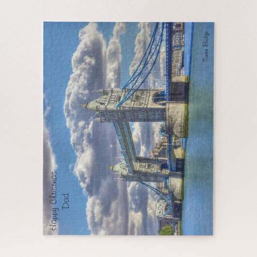 Kerstvader. Legpuzzel (Verticaal)