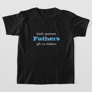 Kerstvaders Gods grootste geschenk aan kinderen T-shirt