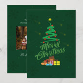 Kerstvakantie 2024 Groeten Kaart (Voorkant / Achterkant)