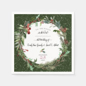 kerstvakantie 2 Napkins Servet (Voorkant)