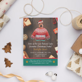 Kerstvakantie Airedale-hond Lelijk Trui Feest Kaart
