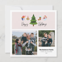 Kerstvakantie Aquarel Boom | 2 Foto