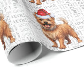 Kerstvakantie Australian Terrier Hondenliefhebber Cadeaupapier (Rol Hoek)