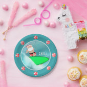 Kerstvakantie Beach Party Papieren Bordje (Feest)