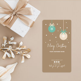 Kerstvakantie Bedankdoos Sluitzegelsticker Etiket