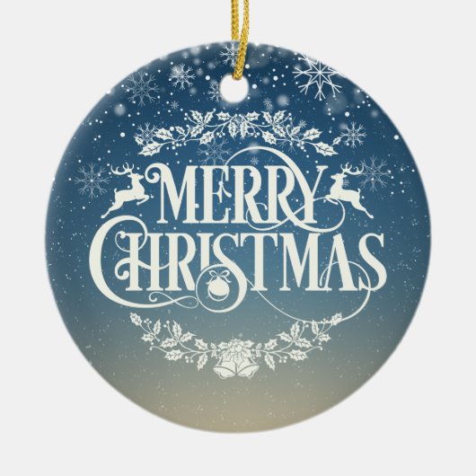 Kerstvakantie Beste Broer Ooit Definitie Keramisch Ornament (Voorkant)