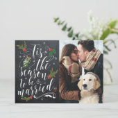 kerstvakantie Bewaar de datumkaart Kaart (Staand voorkant)