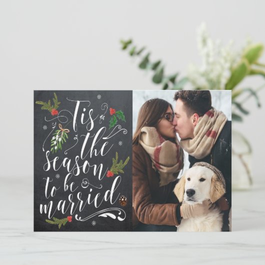 kerstvakantie Bewaar de datumkaart Kaart (Staand voorkant)