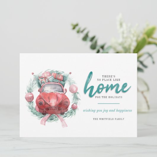 Kerstvakantie Bewegende aankondiging (Staand voorkant)