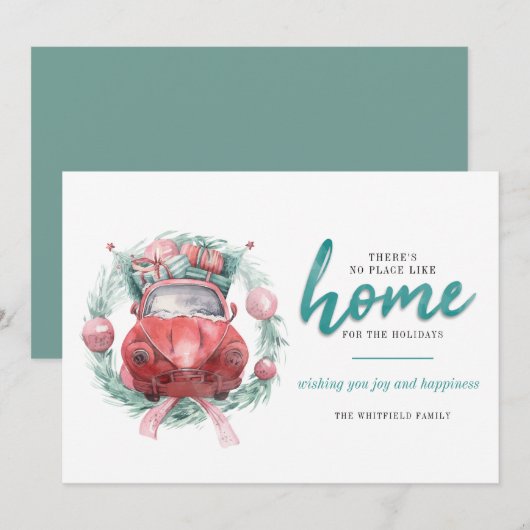 Kerstvakantie Bewegende aankondiging (Voorkant / Achterkant)