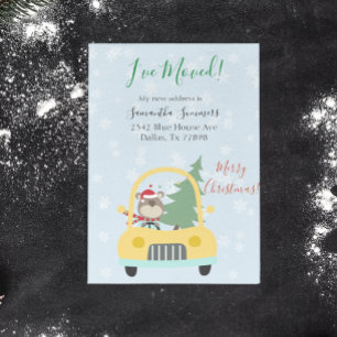 Kerstvakantie Bewegende aankondiging Ik ben verhui