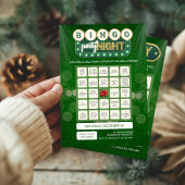 Kerstvakantie Bingo Spelkaart Kaart