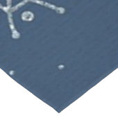 Kerstvakantie blauwe sneeuwvlok winter Kerstmis Medium Tafelloper (Hoek)