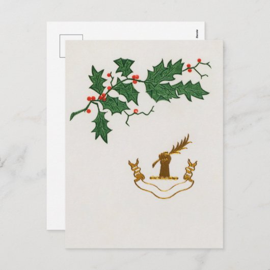 kerstvakantie briefkaart (Voorkant / Achterkant)