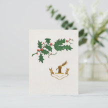 kerstvakantie briefkaart