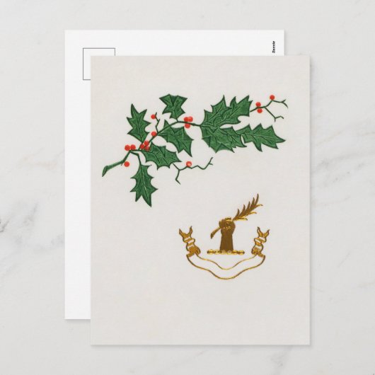 kerstvakantie briefkaart (Voorkant / Achterkant)