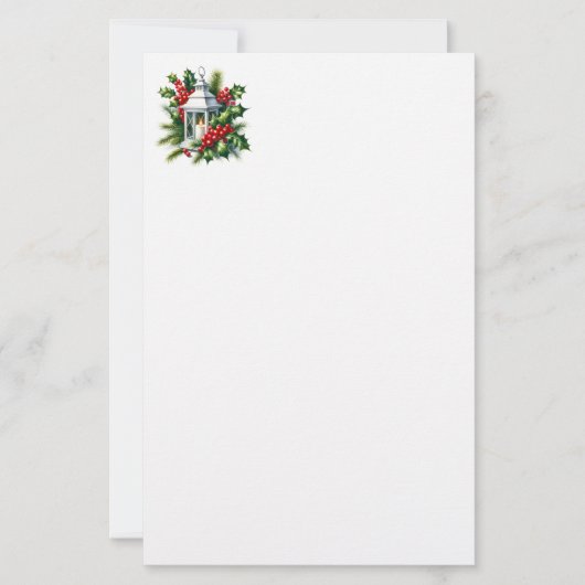 Kerstvakantie Briefpapier (Voorkant)