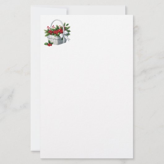 Kerstvakantie Briefpapier (Voorkant)