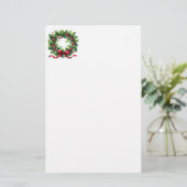 Kerstvakantie Briefpapier (Staand voorkant)