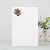 Kerstvakantie Briefpapier (Staand voorkant)