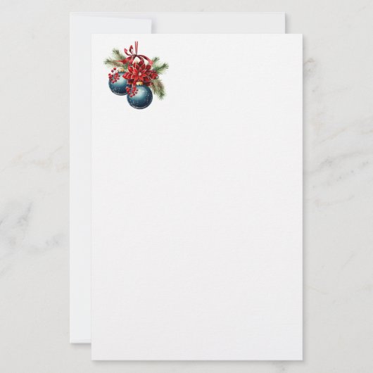 Kerstvakantie Briefpapier (Voorkant)