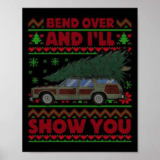 Kerstvakantie buig over en ik zal je Show XMA Poster (Voorkant)
