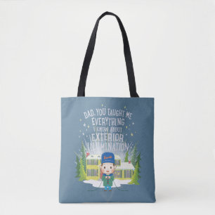 Kerstvakantie Buitenverlichting Tote Bag