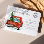 Kerstvakantie Business Logo Jaarlijks feest Kaart