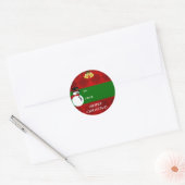 Kerstvakantie cadeau label (Envelop)