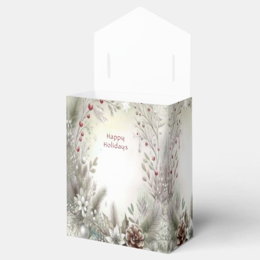 Kerstvakantie Cadeaubox Bedankdoosjes (Geopend)