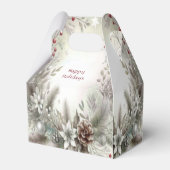 Kerstvakantie Cadeaubox Bedankdoosjes (Achterkant)