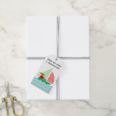 Kerstvakantie Cadeaulabel (Met Touw)