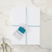 Kerstvakantie Cadeaulabel (Met Touw)