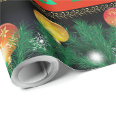 Kerstvakantie Cadeaus Decoratie Kerstspar Cadeaupapier (Rol Hoek)