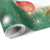Kerstvakantie Cadeaus Decoratie Kerstspar Cadeaupapier (Rol Hoek)