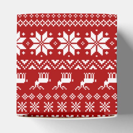 Kerstvakantie Californië Schattige Cali Xmas Bedankdoosjes (Bovenkant)