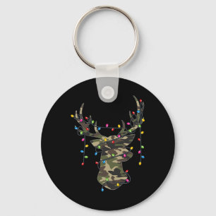 Kerstvakantie Camo Jacht Rendier Hert Xmas Sleutelhanger