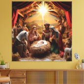 kerstvakantie canvas afdruk (Insitu (Woonkamer))
