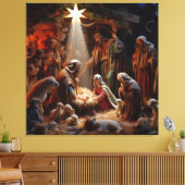 kerstvakantie canvas afdruk (Insitu (Woonkamer))
