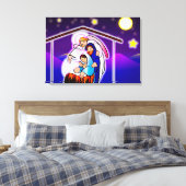 kerstvakantie canvas afdruk (Insitu (Slaapkamer))