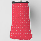 Kerstvakantie Charm Patroon 09 - Golfheadcover (Draai 90)