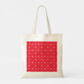 Kerstvakantie Charm Patroon 09 - Tote Bag (Achterkant)