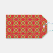 Kerstvakantie Charm Pattern 01 - Cadeau Label Cadeaulabel (Voorkant (Horizontaal))