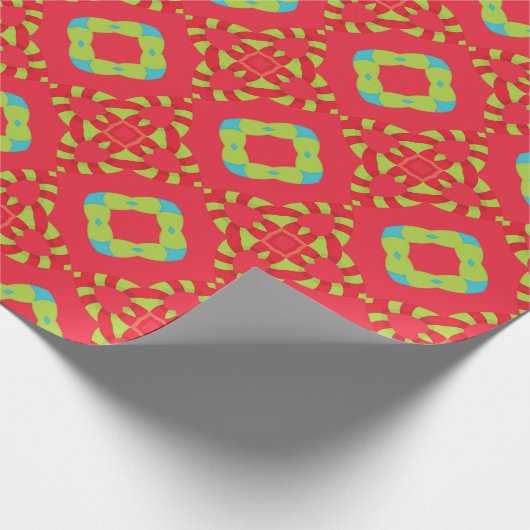 Kerstvakantie Charm Pattern 01 - Cadeaupapier (Hoek)