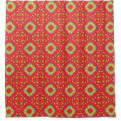 Kerstvakantie Charm Pattern 01 - Douchegordijn (Voorkant)