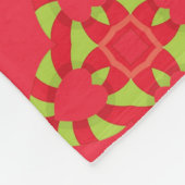 Kerstvakantie Charm Pattern 01 - Fleece Deken (Hoek)