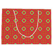 Kerstvakantie Charm Pattern 01 - Groot Cadeauzakje (Achterkant)