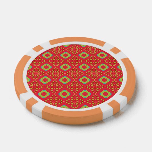 Kerstvakantie Charm Pattern 01 - Poker Chips (Enkel)