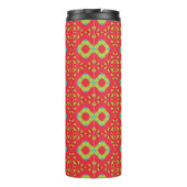 Kerstvakantie Charm Pattern 01 - Thermosbeker (Achterkant)